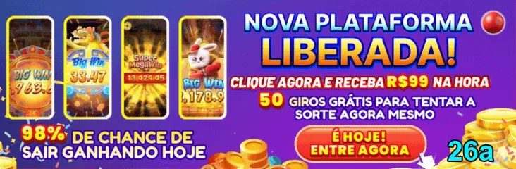Jogador desfrutando jogos de slots variados na 26a